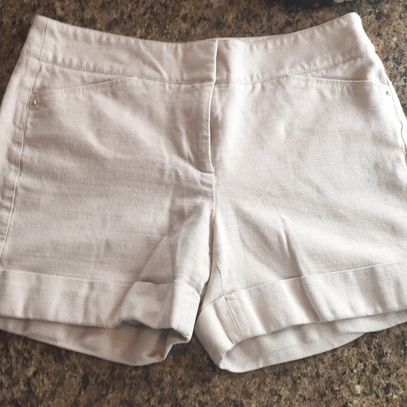White House Black Market Pants - White House Black Market oatmeal color shorts